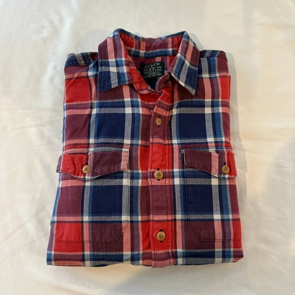 JCrew Flannel Button Down